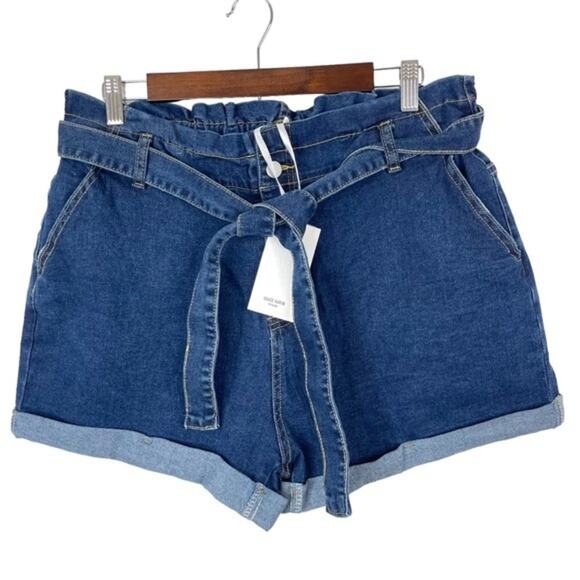 NEW GRACE KARIN Women’s Bowknot Tie WaistCasual Jean Shorts with Pockets Size XL - Picture 4 of 15